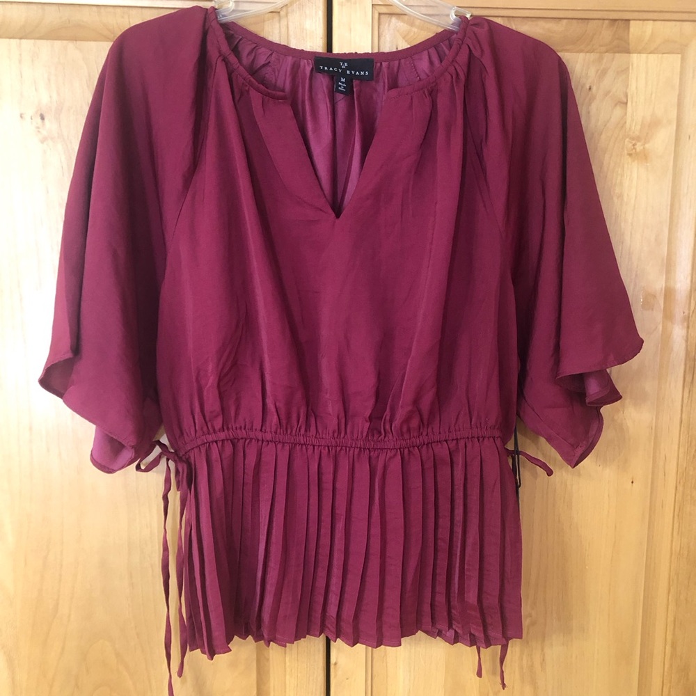 NWT Women's Burgundy Top